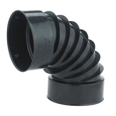 Advanced Drainage Systems 4 in. Snap X 4 in. D Snap Polyethylene 8 in. 90 Degree Elbow