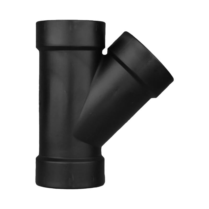 Charlotte Pipe 4 in. Hub X 4 in. D Hub ABS Wye