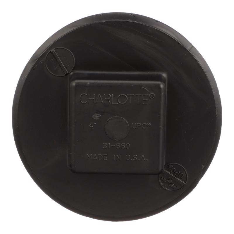 Charlotte Pipe 4 in. MPT X 4 in. D MPT ABS Plug