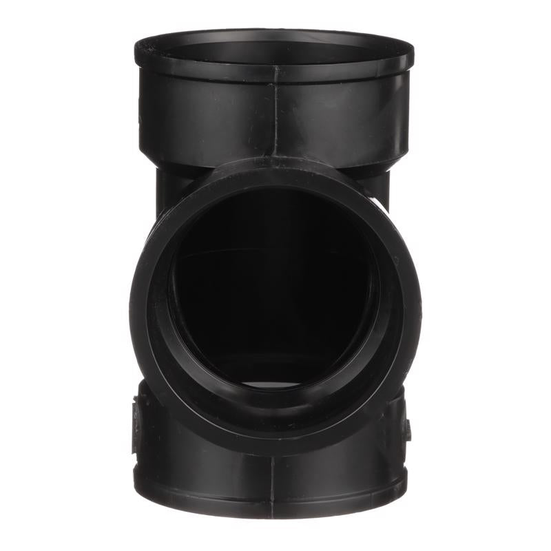 Charlotte Pipe 3 in. Hub X 3 in. D Hub ABS Vent Tee