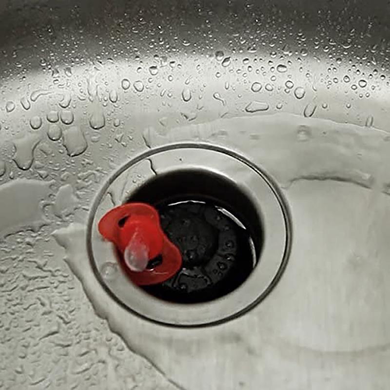 Danco Disposal Genie 2-1/2 in. Black Plastic Garbage Disposal Strainer
