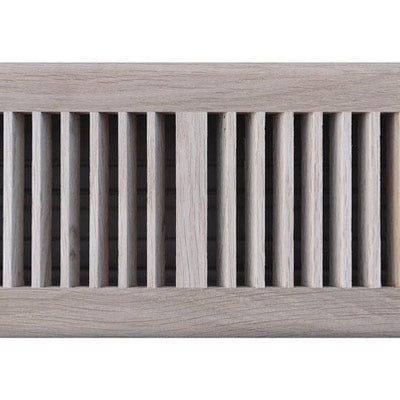 Tru Aire 4 in. H X 12 in. W 2-Way Oak Brown Steel Floor Diffuser