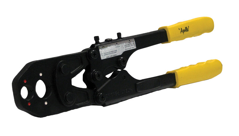 Apollo 3/4 in. Crimping Tool Kit Black/Yellow
