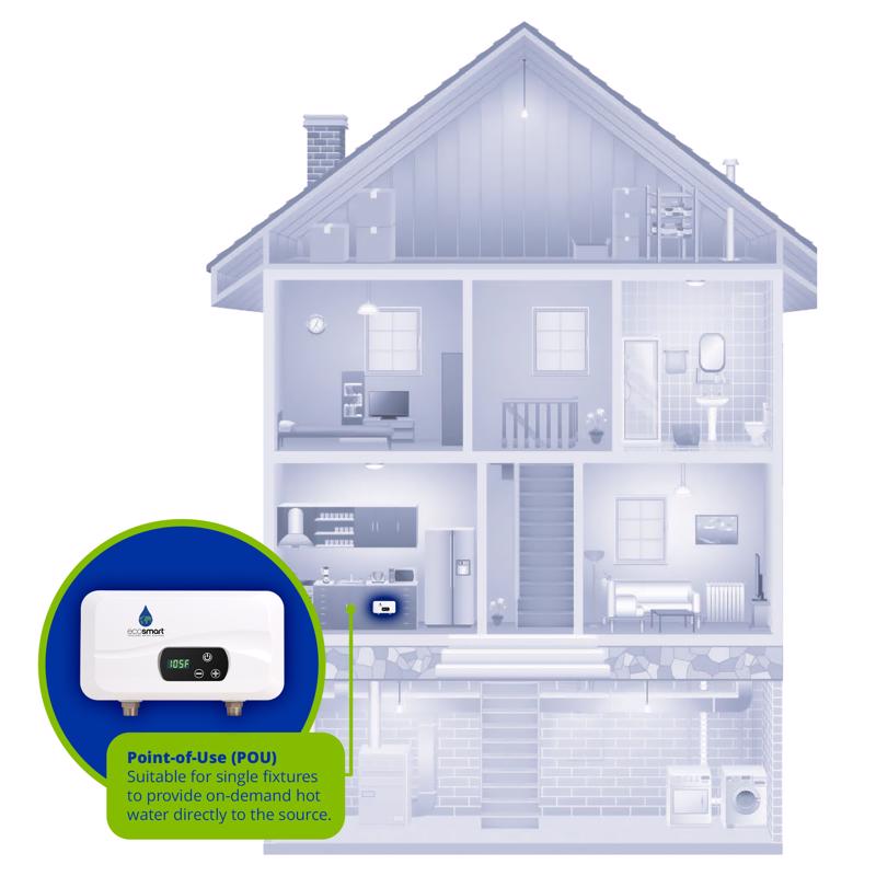 EcoSmart 3500 W Tankless Electric Water Heater