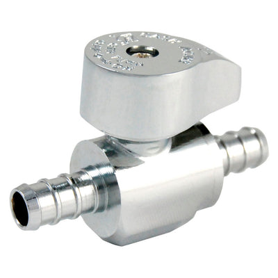 SharkBite 3/8 in. PEX Barb X 3/8 in. PEX Barb Brass Straight Stop Valve