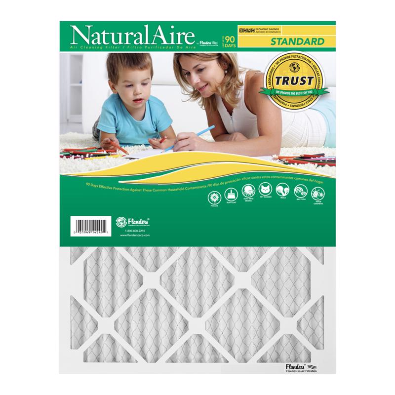 NaturalAire 25 in. W X 32 in. H X 1 in. Synthetic 8 MERV Pleated Air Filter