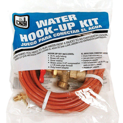 Dial Orange Plastic Evaporative Cooler Water Hook-Up Kit