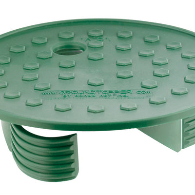 Groundtopper 7 7/16 in. W X 1 7/8 in. H Round Valve Box Lid Green