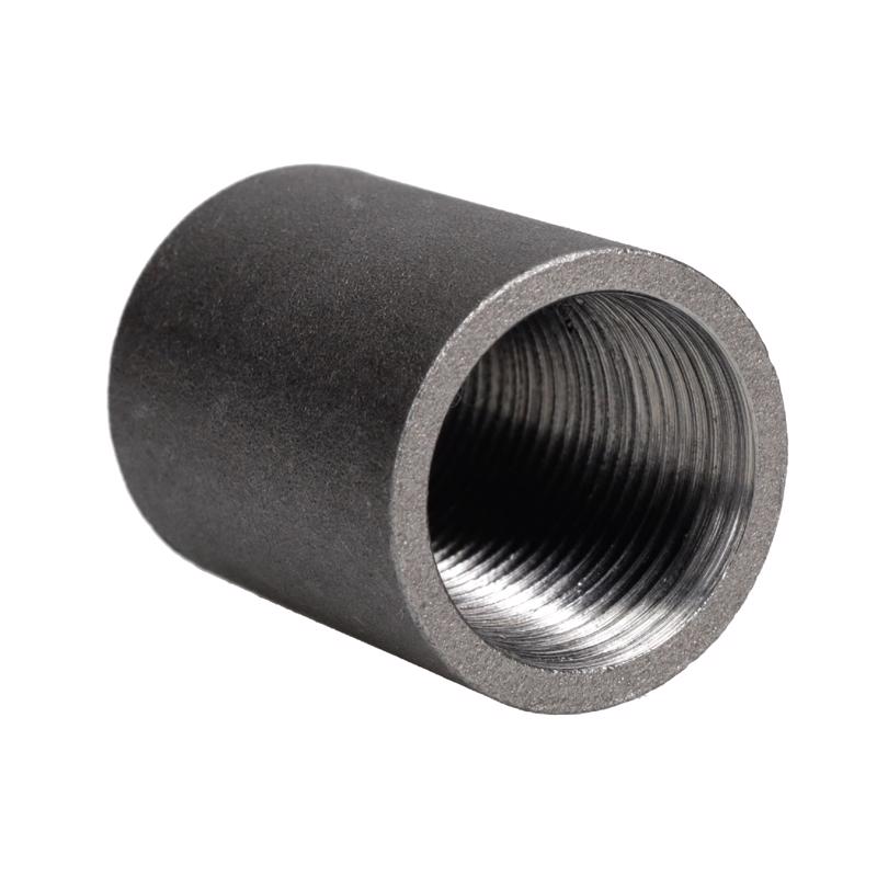 STZ Industries 1 in. FIP each X 1 in. D FIP Black Steel Coupling