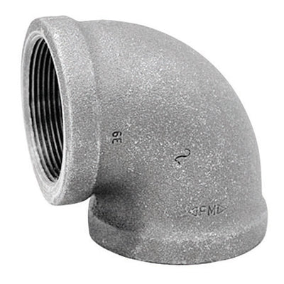 Anvil 3/8 in. FPT X 3/8 in. D FPT Black Malleable Iron Elbow