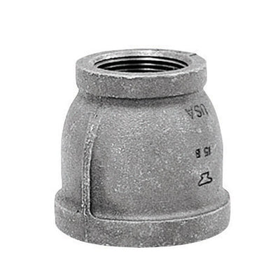 Anvil 1/2 in. FPT X 3/8 in. D FPT Black Malleable Iron Reducing Coupling