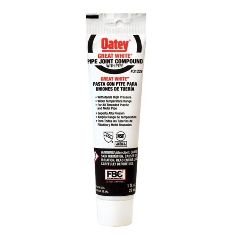 Oatey Great White White Pipe Joint Compound 1 oz
