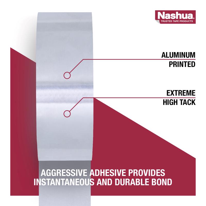 Nashua 1.89 in. W X 50.3 yd L Silver Foil Tape