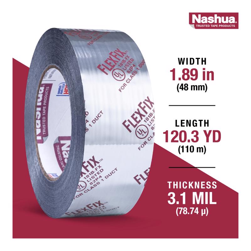 Nashua 1.89 in. W X 120 yd L Black Duct Tape