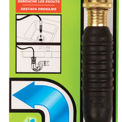 GT Water Products Drain King 0 ft. L Drain Unclogger