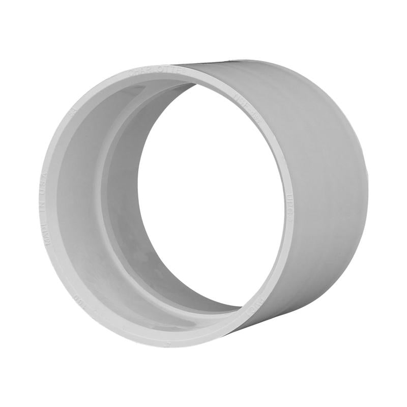 Charlotte Pipe Schedule 40 4 in. Hub X 4 in. D Hub PVC Coupling