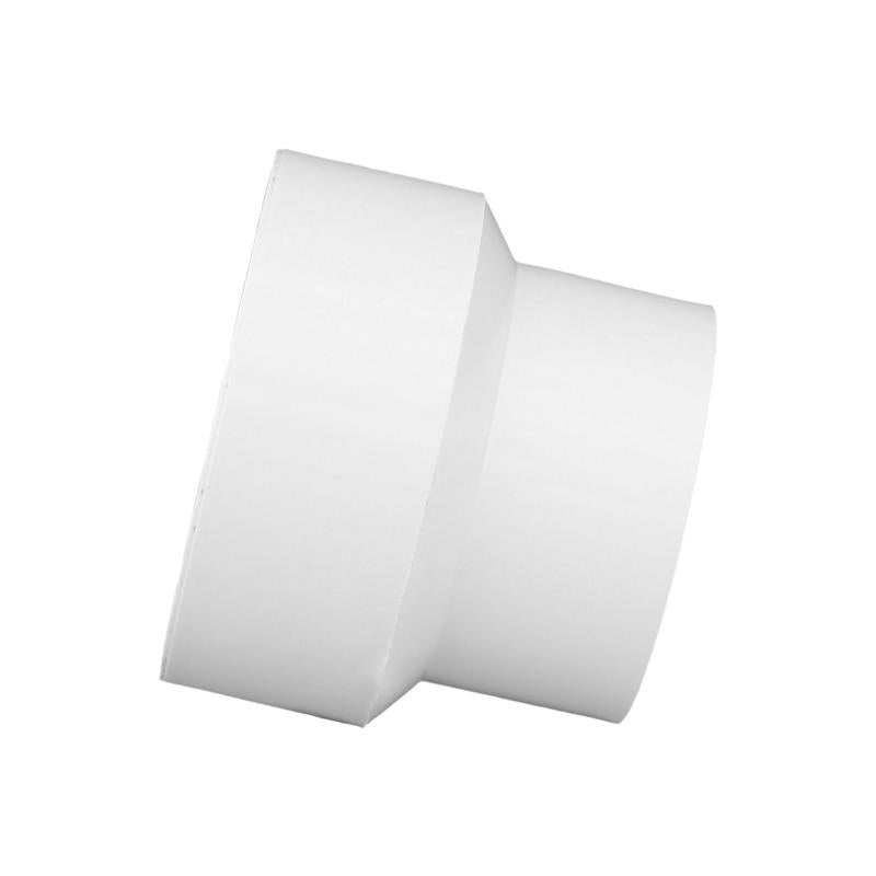 Charlotte Pipe Schedule 40 3 in. Hub X 4 in. D Hub PVC Reducing Coupling