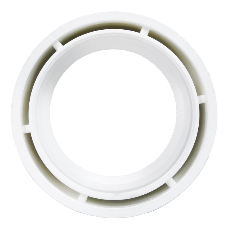 Charlotte Pipe Schedule 40 4 in. Spigot X 3 in. D Hub PVC Flush Bushing