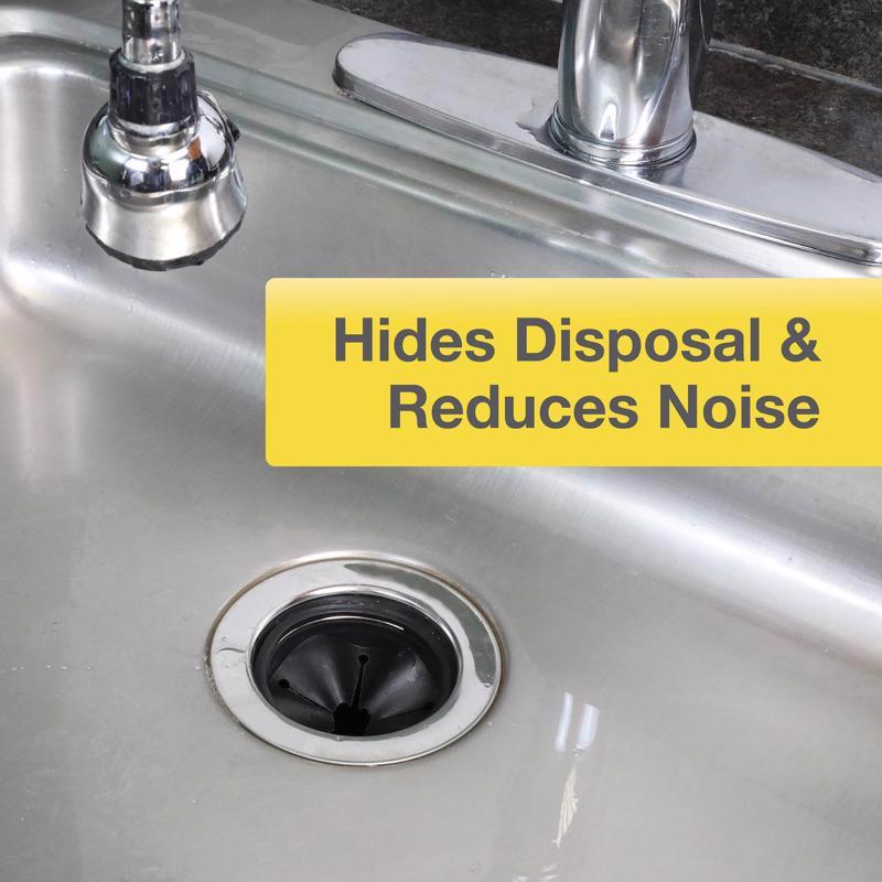 Danco Garbage Disposal Splash Guard Black Rubber 3-3/8 in.