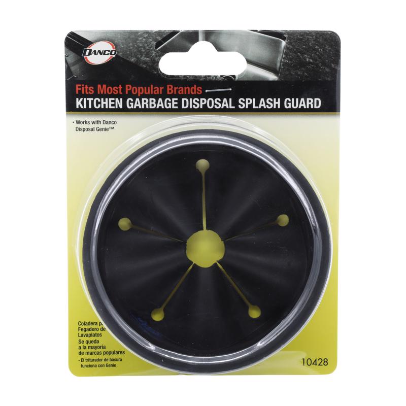 Danco Garbage Disposal Splash Guard Black Rubber 3-3/8 in.