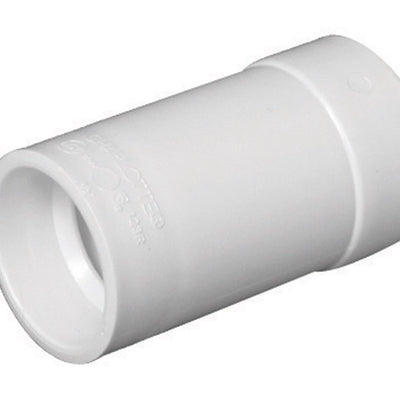 Charlotte Pipe 1-1/2 in. Hub X 2 in. D Spigot PVC Pipe Adapter