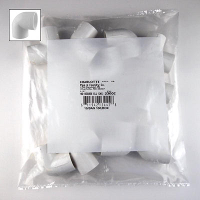 Charlotte Pipe Schedule 40 1/2 in. Slip X 1/2 in. D Slip PVC Elbow