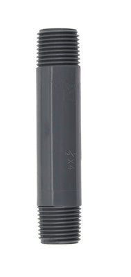 B&K Schedule 80 1/2 in. MIP X 1/2 in. D MIP PVC 4 in. Nipple