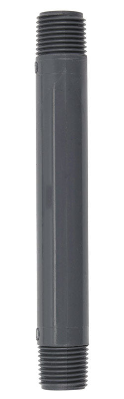 B&K Schedule 80 1/2 in. MIP X 1/2 in. D MIP PVC 6 in. Nipple