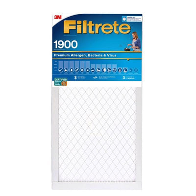 Filtrete 14 in. W X 24 in. H X 1 in. Polypropylene 1900 MPR Pleated Allergen Air Filter
