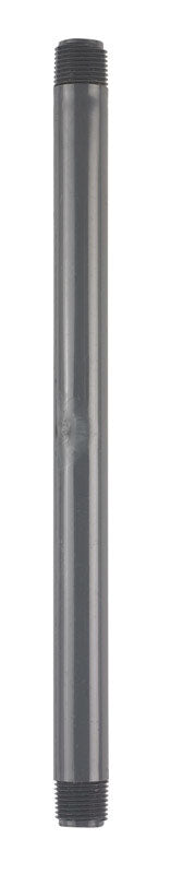 B&K Schedule 80 1/2 in. MIP X 1/2 in. D MIP PVC 12 in. Nipple