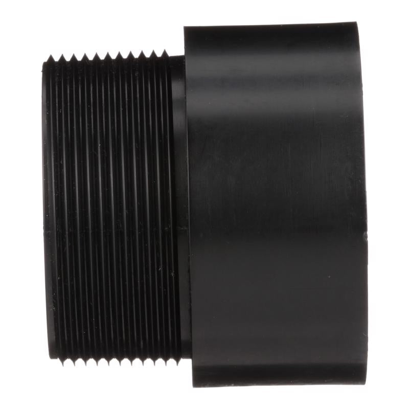 Charlotte Pipe 3 in. MPT X 3 in. D Hub ABS Adapter