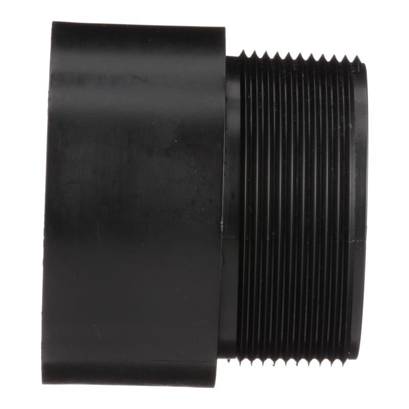 Charlotte Pipe 3 in. MPT X 3 in. D Hub ABS Adapter