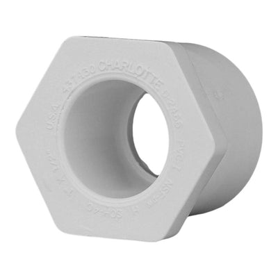 Charlotte Pipe Schedule 40 1 in. Spigot X 1/2 in. D Slip PVC Reducing Bushing
