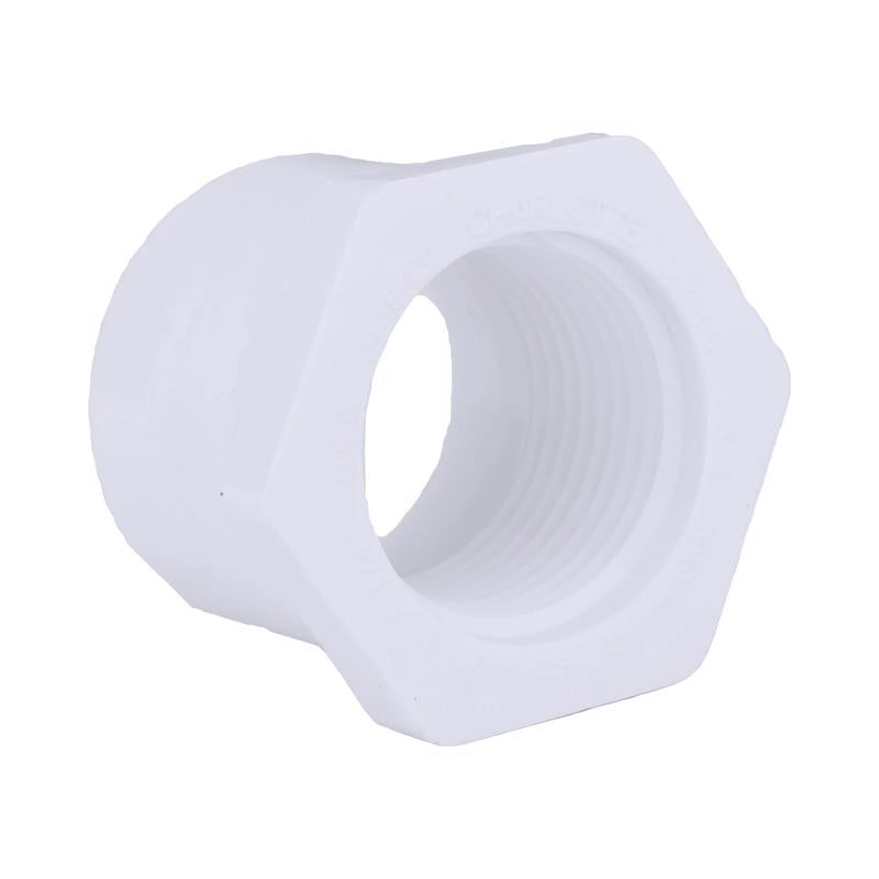 Charlotte Pipe Schedule 40 1 in. Spigot X 3/4 in. D FPT PVC Reducing Bushing