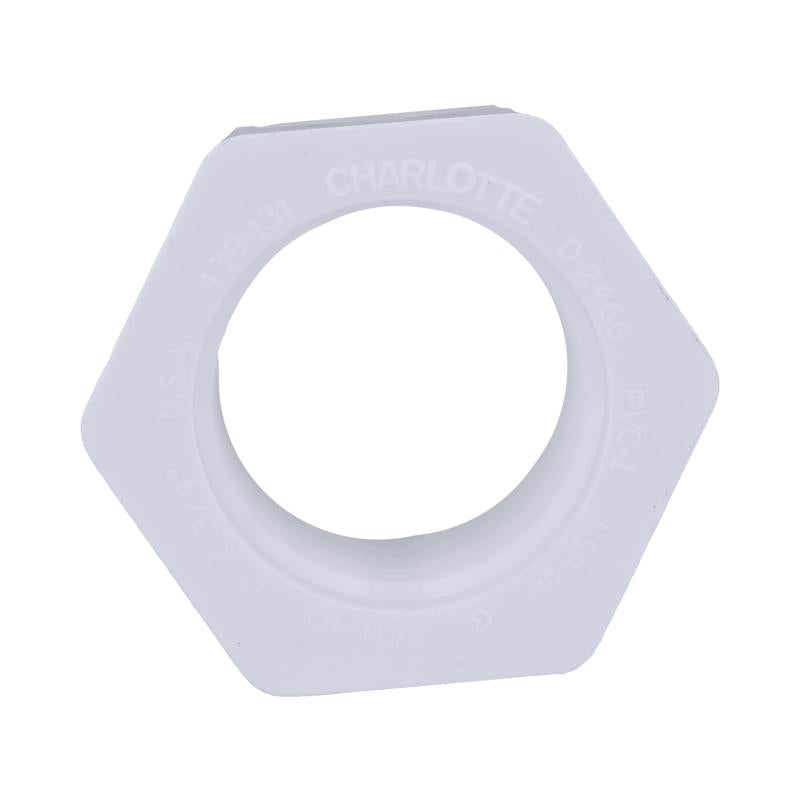 Charlotte Pipe Schedule 40 1 in. Spigot X 3/4 in. D FPT PVC Reducing Bushing