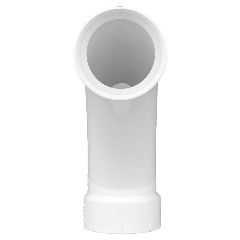 Charlotte Pipe Schedule 40 3 in. Hub X 3 in. D Hub PVC Long Turn Wye