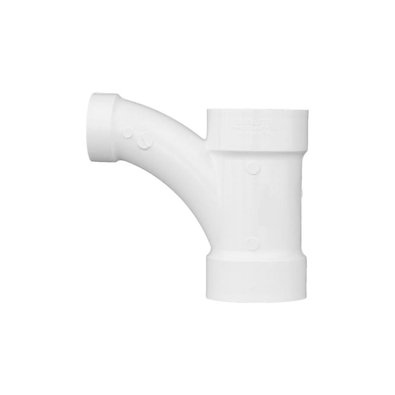 Charlotte Pipe 3 in. Hub X 3 in. D Hub PVC Wye