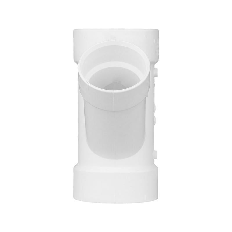 Charlotte Pipe Schedule 40 4 in. Hub X 4 in. D Hub PVC Reducing Wye