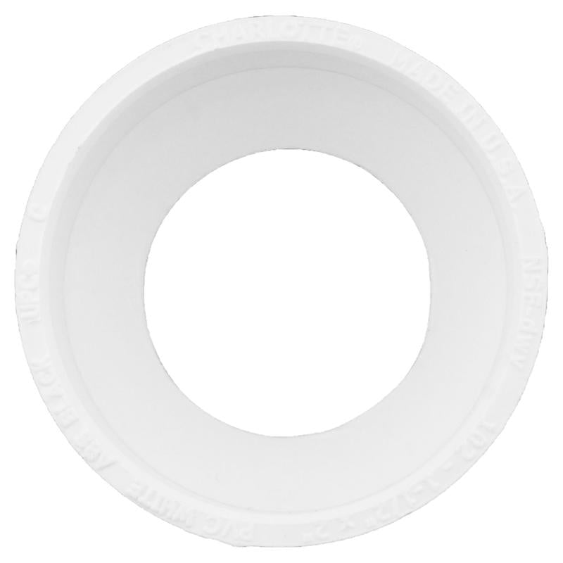 Charlotte Pipe Schedule 40 1-1/2 in. Hub X 2 in. D Hub PVC Reducing Coupling