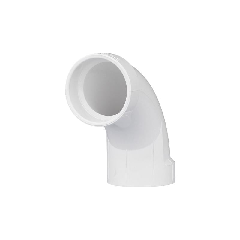 Charlotte Pipe Schedule 40 2 in. Hub X 2 in. D Hub PVC Long Sweep Elbow