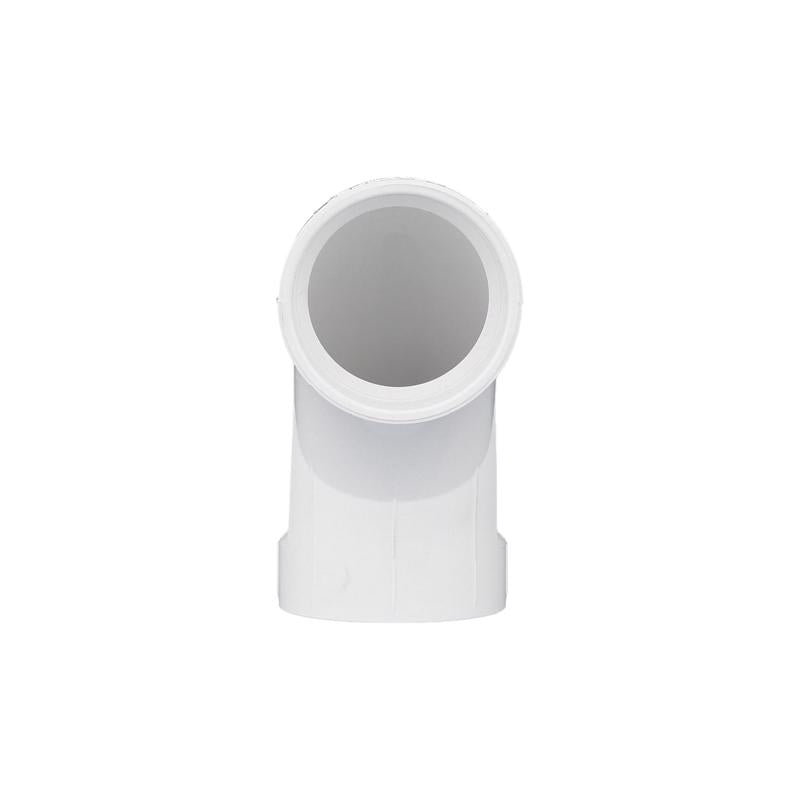 Charlotte Pipe Schedule 40 2 in. Hub X 2 in. D Hub PVC Long Sweep Elbow