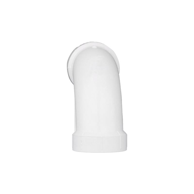 Charlotte Pipe Schedule 40 2 in. Hub X 2 in. D Hub PVC Long Sweep Elbow