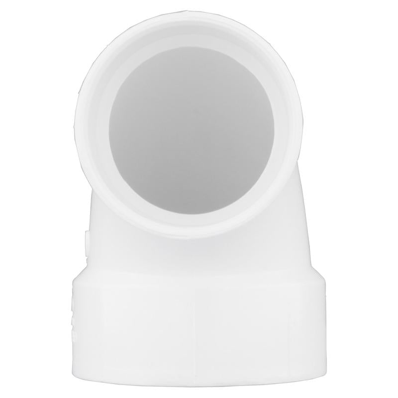 Charlotte Pipe 4 in. Hub X 3 in. D Hub PVC Elbow