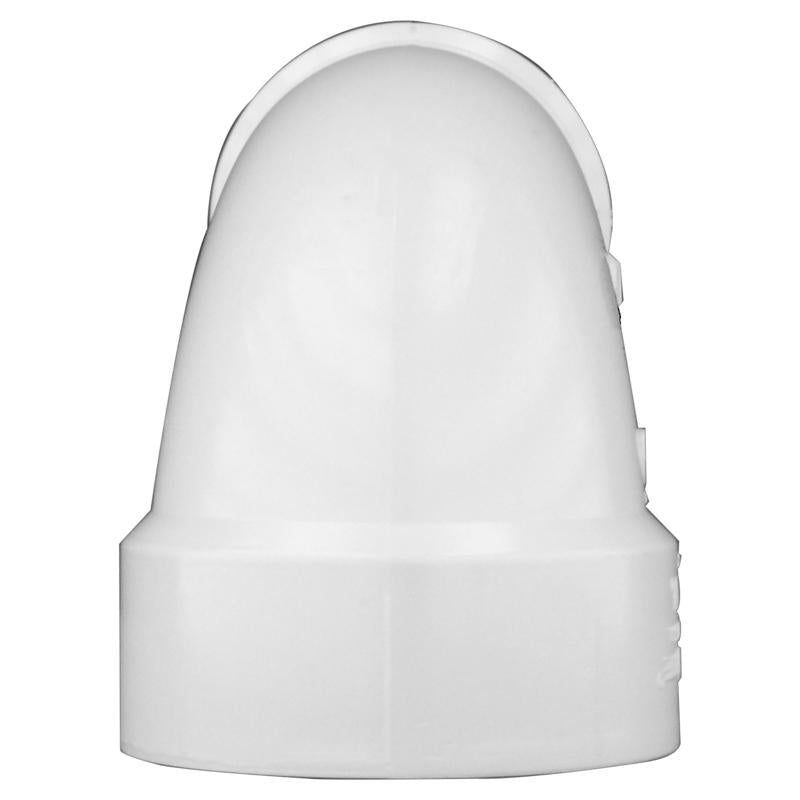 Charlotte Pipe 4 in. Hub X 3 in. D Hub PVC Elbow