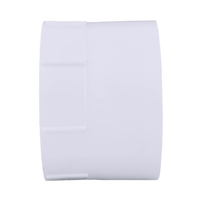 Charlotte Pipe Schedule 40 4 in. Hub X 4 in. D FPT PVC Pipe Adapter