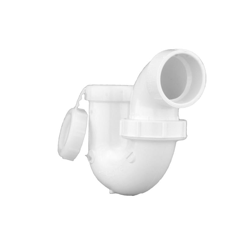 Charlotte Pipe Schedule 40 1-1/2 in. Hub X 1-1/2 in. D Slip PVC P-Trap with Union