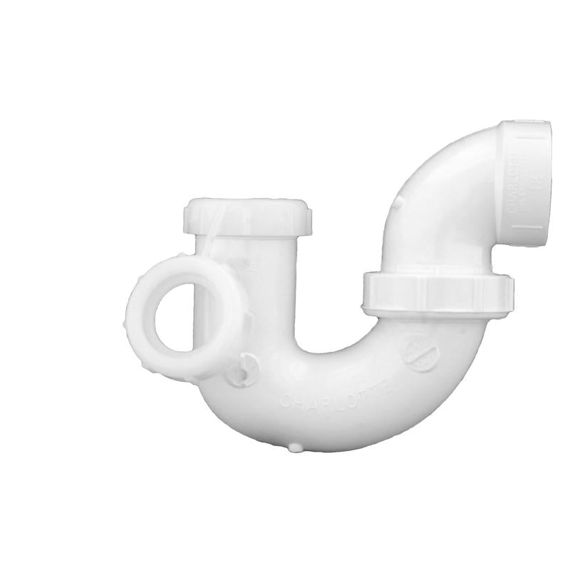 Charlotte Pipe Schedule 40 1-1/2 in. Hub X 1-1/2 in. D Slip PVC P-Trap with Union