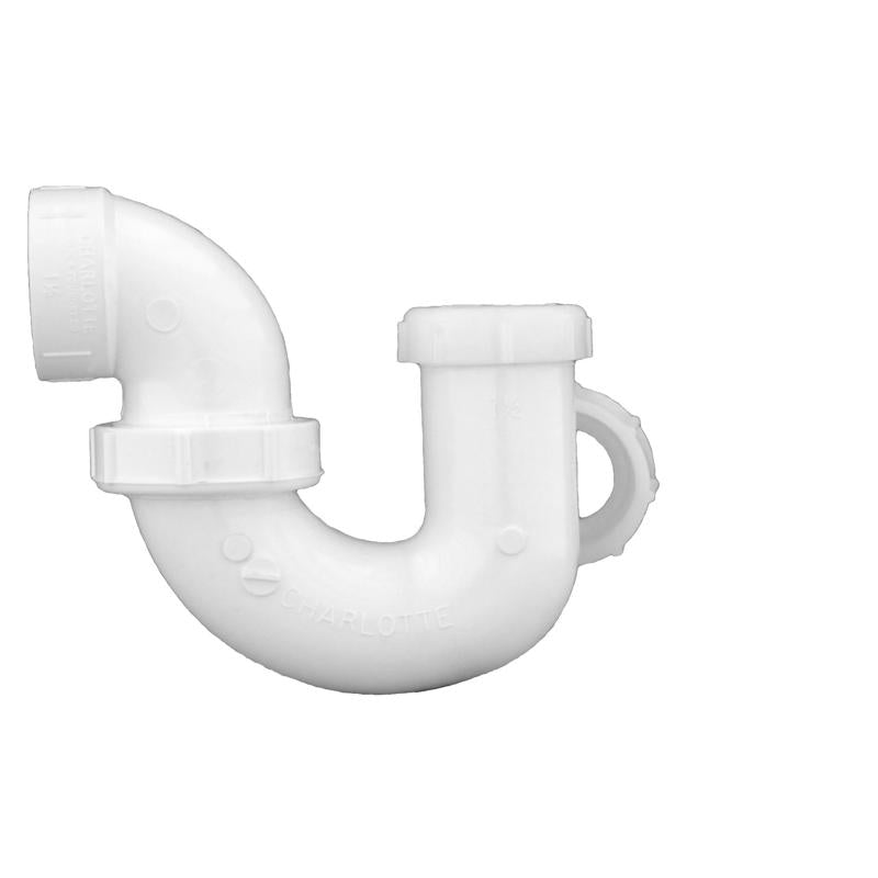 Charlotte Pipe Schedule 40 1-1/2 in. Hub X 1-1/2 in. D Slip PVC P-Trap with Union