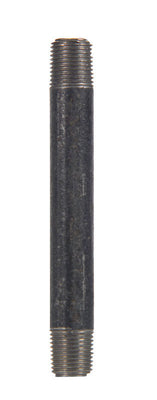 Anvil Beck 1/2 in. MPT in. Black Steel 7 in. L Nipple