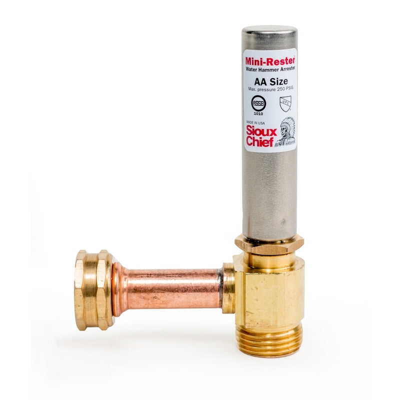 Sioux Chief MiniRester 3/4 in. FHT in. X 3/4 in. D MHT in. Copper Water Hammer Arrester